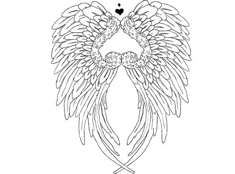 Angel wings tattoo art that is not just pretty, but godly. Angel Wings Tattoo by StickerFiend93 on DeviantArt
