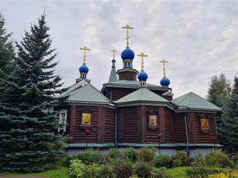 Церковь Богоявления Господня и церковь Владимирской иконы Божией Матери Картинка - Церковь Богоявления Господня и церковь Владимирской иконы Божией Матери