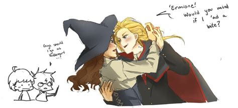 Fleur As A Vampire And Hermione As A Stereotypical Witch For