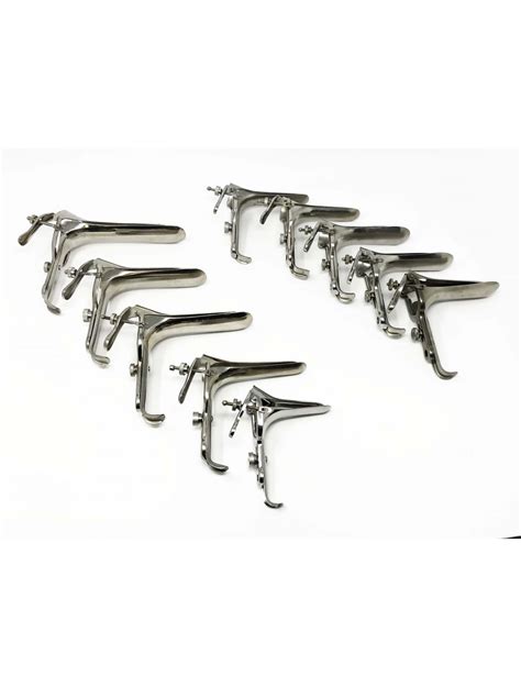 Assorted Size Cusco Vaginal Speculums Stainless Steel Gynecological 10