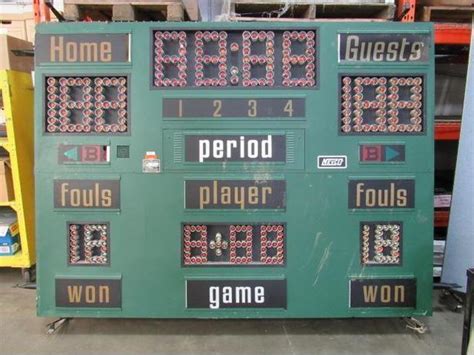 Professional Sports Score Boards By Nevco Surrey Incl White Rock