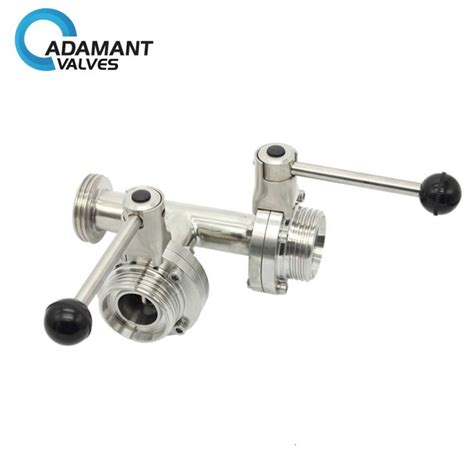 Av 1pc Sanitary Pneumatic Butterfly Valve Actuator With Tri Clamp Ends