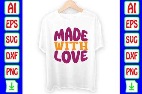 Made With Love Graphic By Designser Riborna · Creative Fabrica