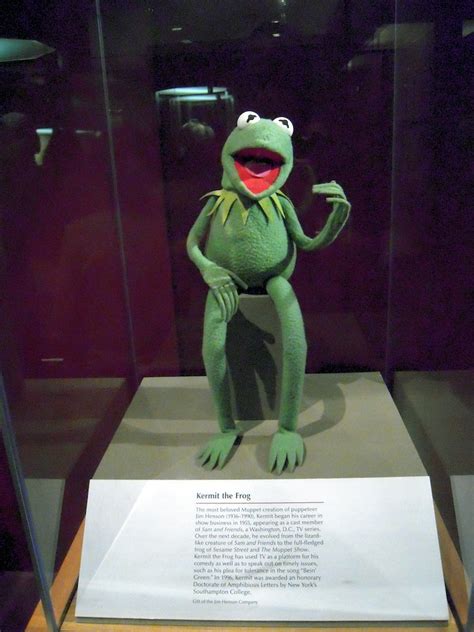 Kermit The Frog Smithsonian National Museum Of American Dave Z