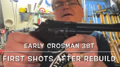 Early Production Crosman 38t 6 22 Caliber Co2 Revolver First Shots