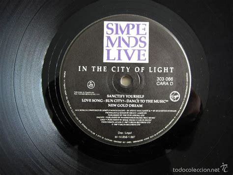 Simple Minds Live In The City Of Light Dobl Comprar Discos Lp