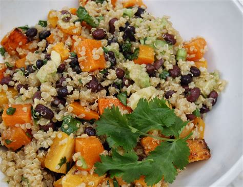 Keeping It Real With Joy Roasted Butternut Squash And Black Bean Quinoa Salad