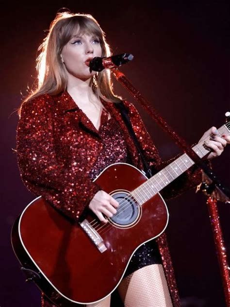 the eras tour 2023 taylor swift red coat get free shipping