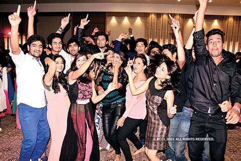Collegians Shake A Leg On The Dance Floor During A Farewell Party Organised By City Premier