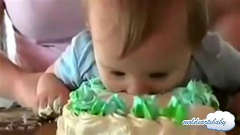 Vídeos Graciosos De Bebes Comiendo Tartas Funny Video Baby Eating A