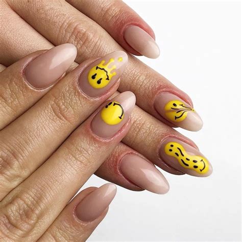 Smiley Face Manicure Trend Inspiration And Ideas Beautycrew