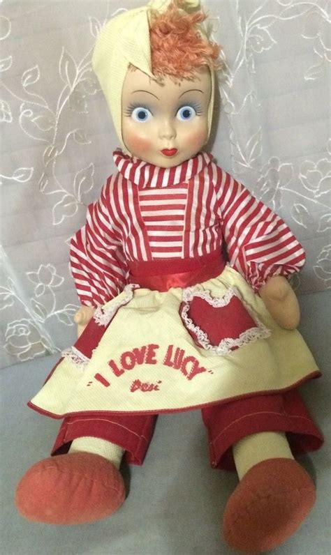 vintage i love lucy desi rag cloth doll lucille ball character 1953 nice i love lucy lucille