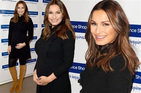 Pregnant Sam Faiers Cradles Her Tiny Baby Bump As She Promotes Latest