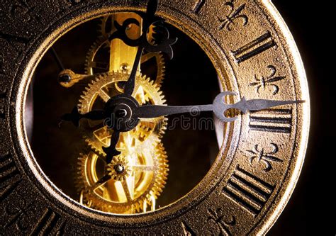 Light On Time Stock Photo Image Of Numerals Gold Elegant 12597656