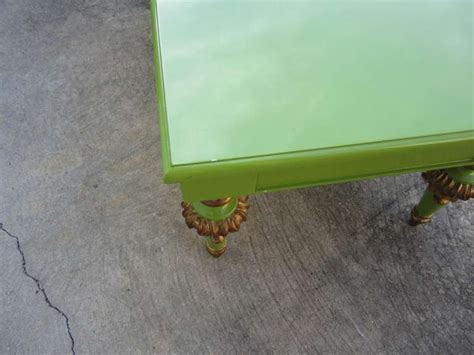 New limes broadcast their status via a light. Outrageous Hollywood Regency Lacquered Lime Green and Gold ...