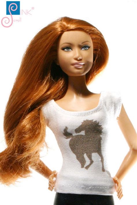 Handmade Clothes For Barbie T Shirt Horse By Pinkscroll On Etsy