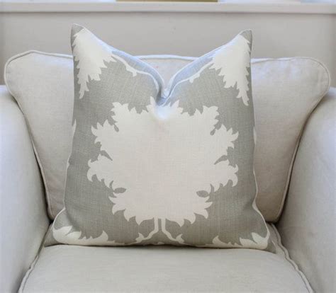 20 schumacher garden of persia pillow cover in dove etsy pillows pillow fabric pillow covers