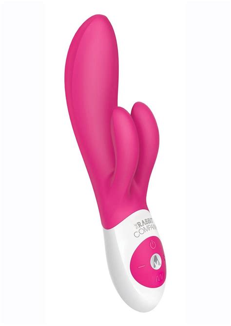 the rumbly rabbit rechargeable silicone rabbit vibrator hot pink shop velvet box online