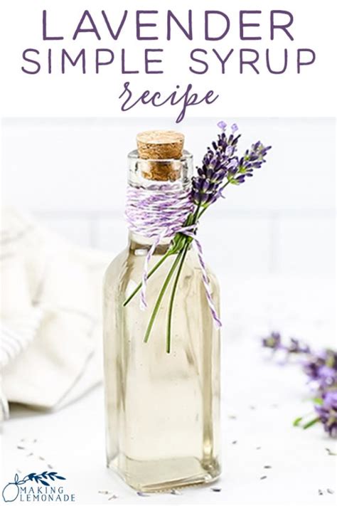 This Delicious Lavender Simple Syrup Recipe Has So Many Uses Making