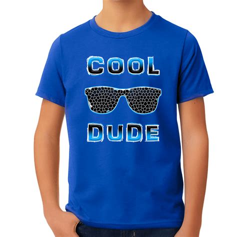 Blue Cool Dude Shirts For Boys Perfect Dude Shirt For Boys Perfect