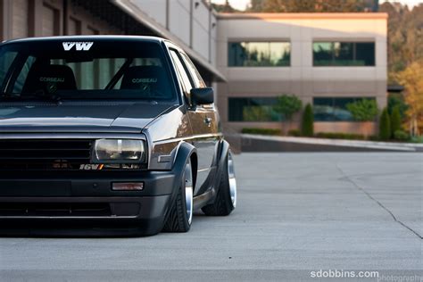 Jasons Bagged Mk2 Vw Jetta Coupe 16v On Borbet Type As Flickr