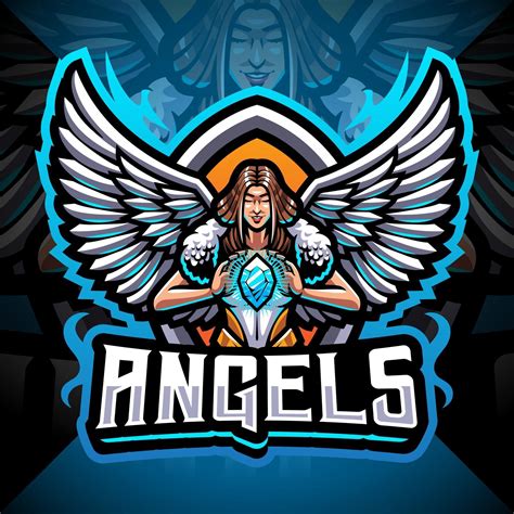 Angels Esport Mascot Logo Design 2597119 Vector Art At Vecteezy