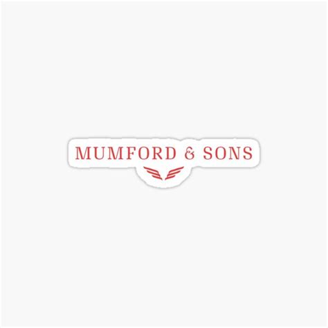 Mumford And Sons Logo Sticker For Sale By Shirtshop4150 Redbubble