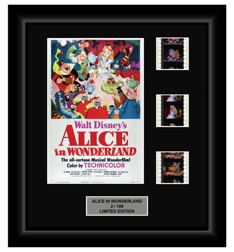 Alice In Wonderland 1951 3 Cell Display Greenlight Exclusive