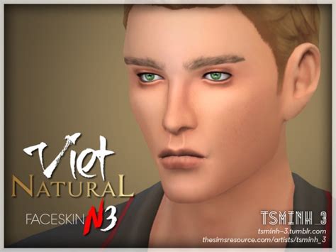 The Sims Resource Viet Natural Face Skin By Tsminh3 Sims 4 Downloads