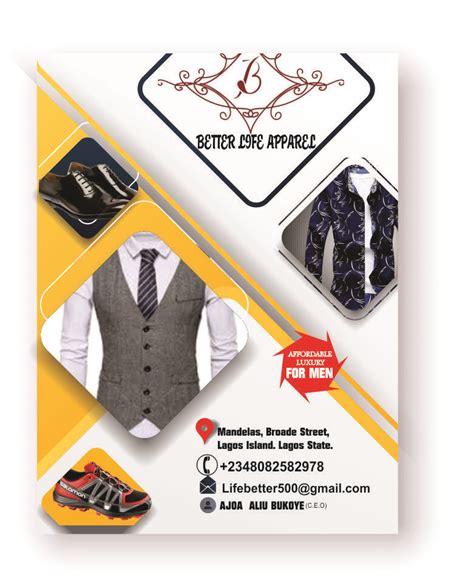 Business Flyer For Clothing By Segzyworld 121033 Designhill Flyer