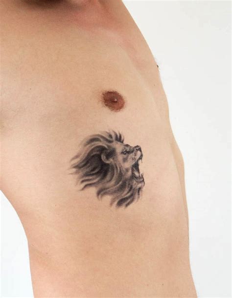 Realistic Roaring Lion Tattoo Tattooed Now