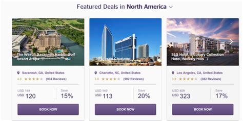 Starwood Save Up To 47 Off Hotels