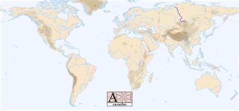 World Atlas The Rivers Of The World Yenisei Yeniseï