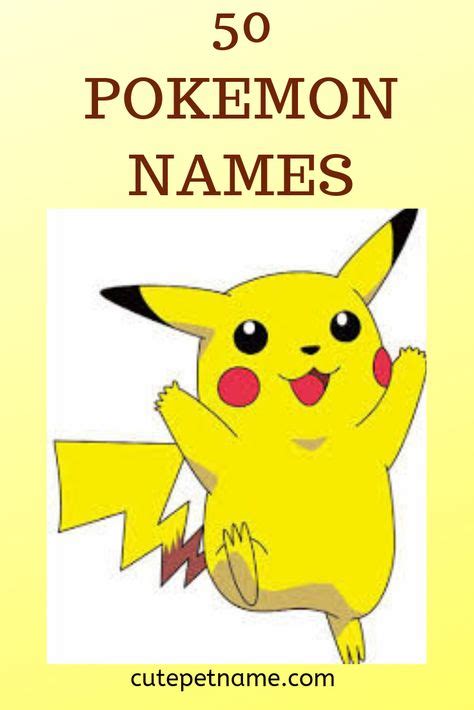50 Pokémon Nicknames By Type Twelve Characters Pokemon Funny Nicknames