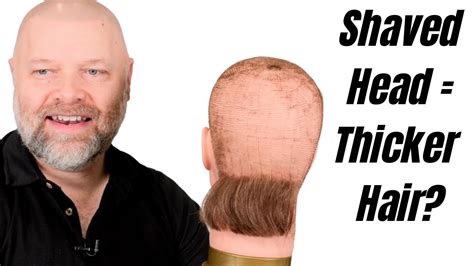 Does Shaving Your Head Make Your Hair Grow Thicker Thesalonguy Youtube
