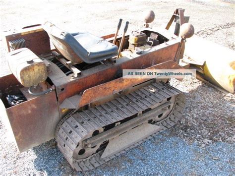 Struck Mini Dozer Antique Tractor Runs And Works Good Mini Bulldozer