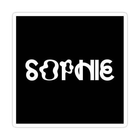 Sophie Logo Sticker By Kylehoover Logo Sticker Logo Vinyl Decal