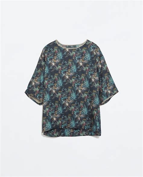 Image 8 Of Limited Edition Printed Round Neck Shirt From