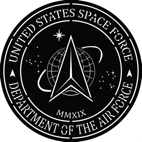 Space Force Logo United States Dxf Sign Home Sign Laser Cut Design
