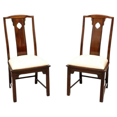 Ebonized Chinoiserie Cockpen Side Chairs At 1stDibs