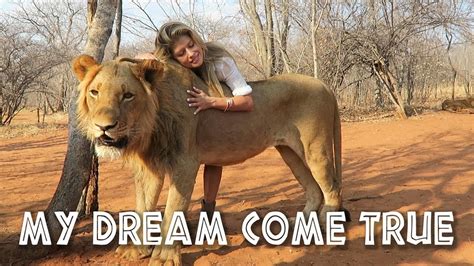 A Dream Come True Petting Lions And Cheetahs In Zambia Youtube
