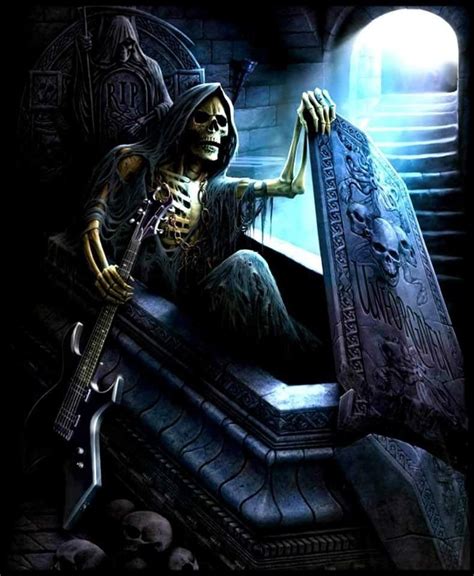 Grim Reaper Art Dark Fantasy Art Heavy Metal Art
