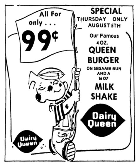 Dairy Queen 1976 Dairy Queen Retro Advertising Vintage Restaurant