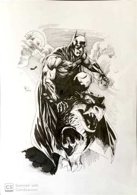Gary Frank Batman On Gargoyle Comic Art Batman Artwork Comic Art