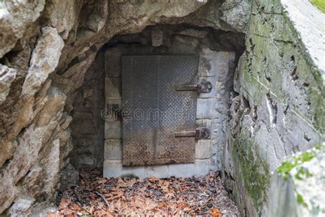 Old Mine Entrance Metal Door Stock Image Image Of Metal Hole 121136697
