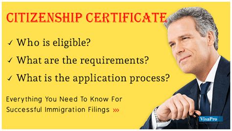 Us Citizenship Certificate Requirements And Eligibility