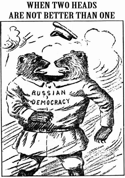 Cartoon Revolution Russian Provisional Government 1917 Better