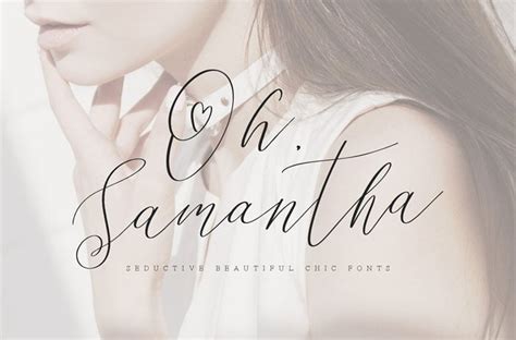 Creativemarket Oh Samantha Seductive Chic Font Freegfx4u