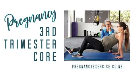 Pregnancy Exercise 3rd Trimester Core Exercises Youtube