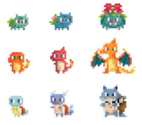 Pokemon By Eivven On Deviantart Pixel Art Pixel Art Characters